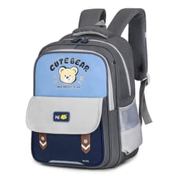 Sac à Dos Scolaire Enfant Motif Ours Cute Bear Design Ergonomique Bleu Ciel SACKDS28BC - حقيبة ظهر مدرسية للأطفال بتصميم الدب اللطيف 1