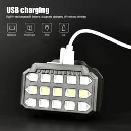 Lampe Frontale LED Rechargeable avec UV SQ-818-UV - مصباح الرأس القابل للشحن بإضاءة مزدوجة 8