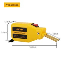 Mini Soudeuse de Plastique Parechoc 50W avec 200 agrafes inclus – جهاز تلحيم البلاستيك 3