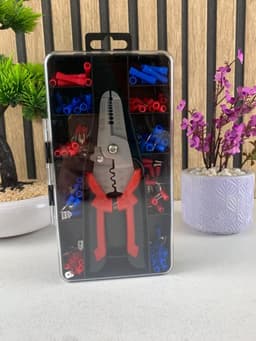 Coffret de sertissage 3en1 avec cosses 22-10 AWG – 170 pièces pour l’électricien 5
