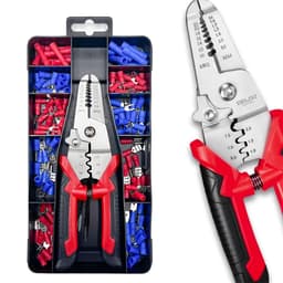 Coffret de sertissage 3en1 avec cosses 22-10 AWG – 170 pièces pour l’électricien 7