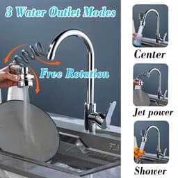 Pulvérisateur d’évier de cuisine à économie d’eau avec tuyau extensible – مرش مياه قابل للتمدد 7