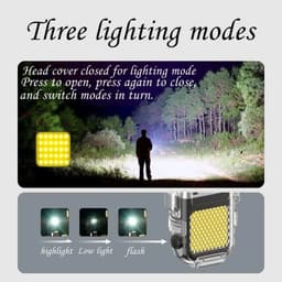 Bri-quet et Lampe Torche LED Portable – مصباح محمول مع ولا-عة 10