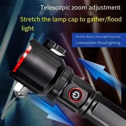 Lampe Torche Multifonctionnel LED Puissante Rechargeable par USB Avec PowerBank – طورش عالي السطوع 2