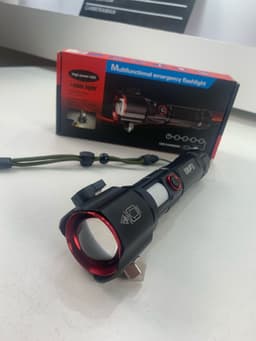 Lampe Torche Multifonctionnel LED Puissante Rechargeable par USB Avec PowerBank – طورش عالي السطوع 4