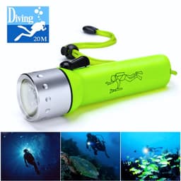 Torche LED professionnelle étanche pour plongée sous-marine 1