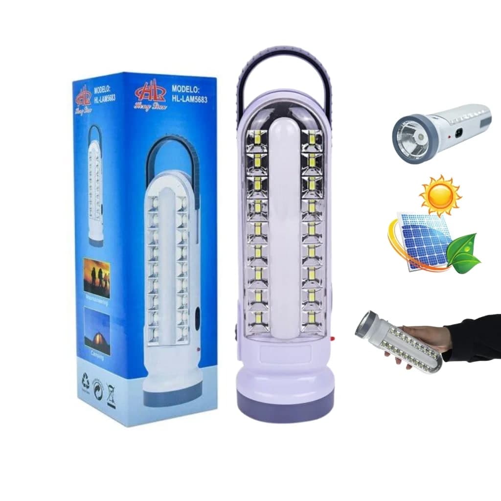 lampe et Torche solar rechargeable USB  SH-189-2