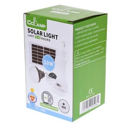 Lampe de Camping LED avec Panneau Solaire 10 W – مصباح تخييم يعمل بالطاقة الشمسية 3