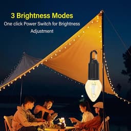 Lampes rechargeables avec crochet à clip, 3 modes d'éclairage 5