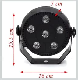Boule Disco Lumineuse Multicolore avec Haut-Parleur Bluetooth et Télécommande - كرة إضاءة ديسكو ملونة مع مكبر صوت بلوتوث وجهاز تحكم عن بعد 2